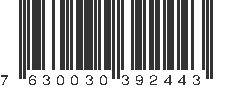 EAN 7630030392443