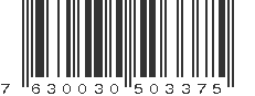 EAN 7630030503375