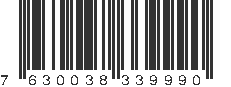 EAN 7630038339990