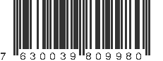 EAN 7630039809980