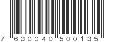 EAN 7630040500135