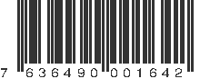 EAN 7636490001642