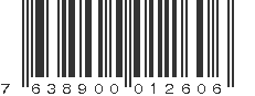 EAN 7638900012606