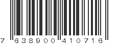 EAN 7638900410716
