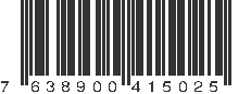 EAN 7638900415025