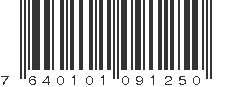 EAN 7640101091250