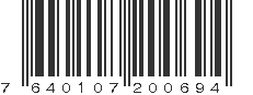 EAN 7640107200694