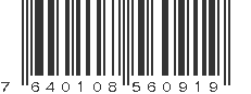 EAN 7640108560919