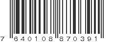 EAN 7640108870391