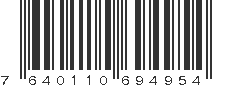 EAN 7640110694954