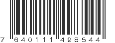 EAN 7640111498544