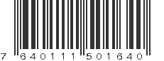 EAN 7640111501640
