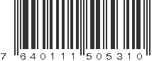 EAN 7640111505310