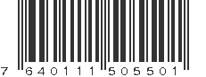 EAN 7640111505501