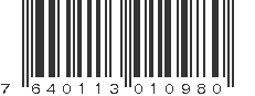 EAN 7640113010980