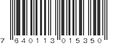 EAN 7640113015350