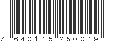 EAN 7640115250049