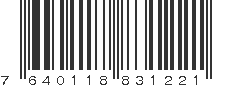 EAN 7640118831221