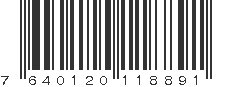 EAN 7640120118891
