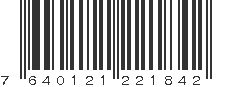 EAN 7640121221842