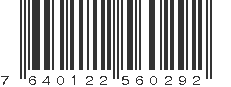 EAN 7640122560292