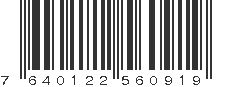 EAN 7640122560919