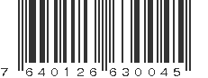 EAN 7640126630045