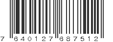 EAN 7640127687512