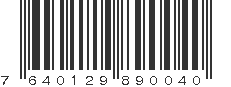 EAN 7640129890040