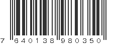 EAN 7640138980350