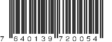 EAN 7640139720054