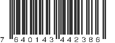 EAN 7640143442386