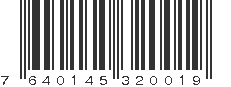 EAN 7640145320019