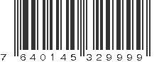 EAN 7640145329999