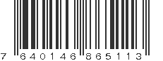 EAN 7640146865113