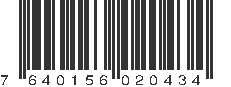 EAN 7640156020434