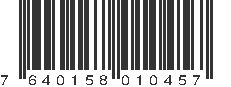 EAN 7640158010457