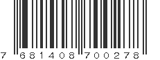 EAN 7681408700278
