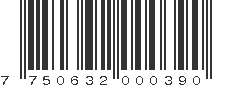 EAN 7750632000390