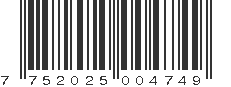 EAN 7752025004749