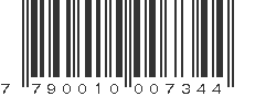EAN 7790010007344