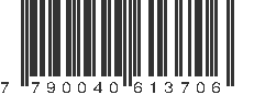 EAN 7790040613706