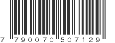 EAN 7790070507129