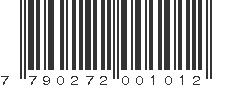 EAN 7790272001012