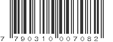 EAN 7790310007082