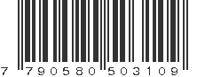EAN 7790580503109