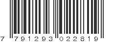 EAN 7791293022819