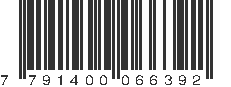 EAN 7791400066392