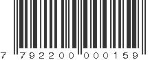 EAN 7792200000159