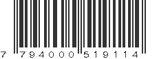 EAN 7794000519114